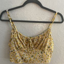 Flower print Crop Top From SHEIN size L But Can Fit M