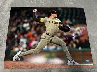 Mason Miller Autographed Signed San Diego Padres 16x20 Photo LGC Prova COA