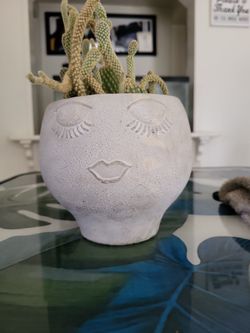 Girl Decorative Pot