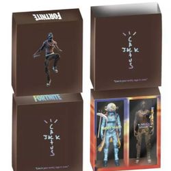 FORTNITE TRAVIS SCOTT CACTUS JACK Sicko Mode T-3500 Action Figure Duo Set