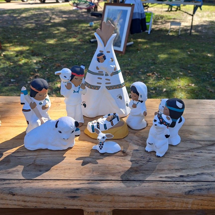 Native Nativity Scene
