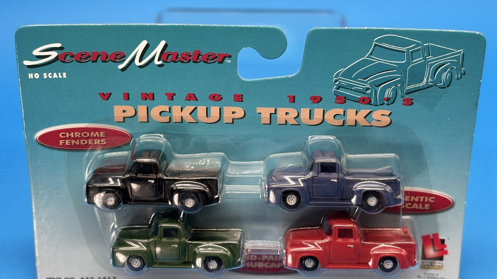 NOS Life-Like Trains,Scene Master, Vintage 1950's PICKUP TRUCKS 1613 HO Scale
