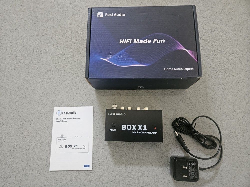 Fosi Audio BOX X1 HiFi Phono Preamp For Turntable