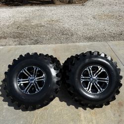 MINT 30” ATV WHEELS AND TIRES!! LIKE NEW!!