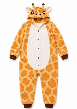 Giraffe costume onesie like new adult one size fits all