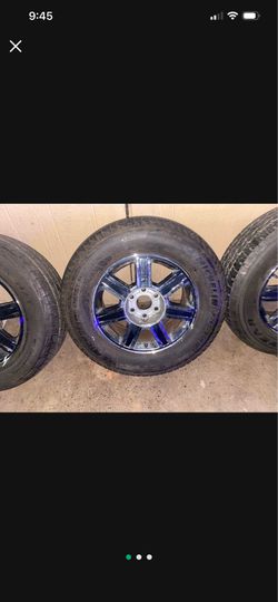 Used gmc rims and tires size 18”