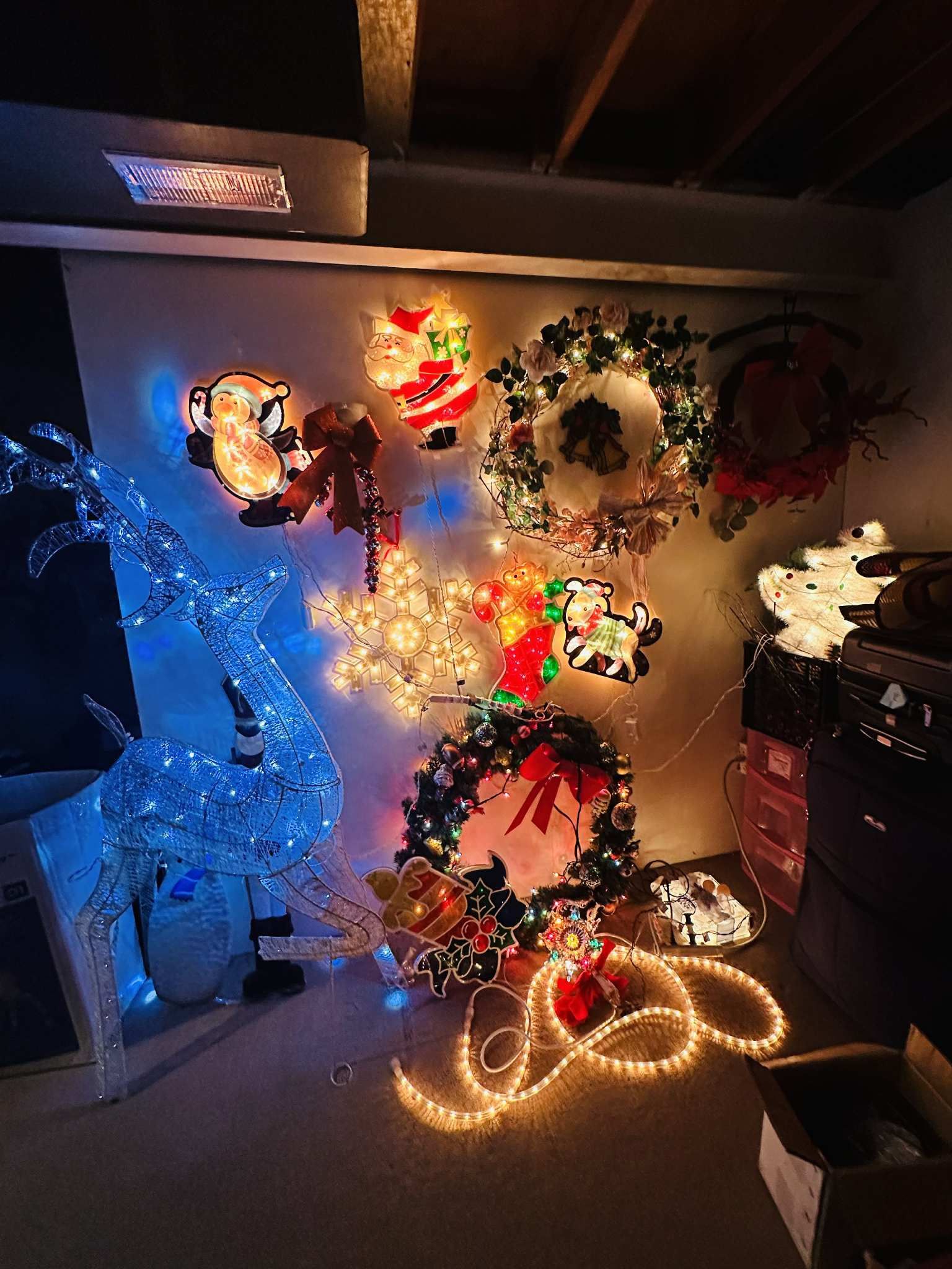Christmas tree and decorations $1 & up