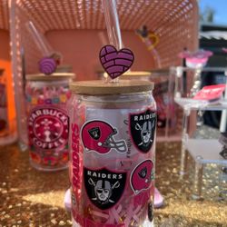 Raiders 16 oz. Glass Libby Cup 