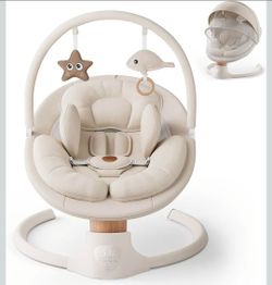 FasonBaby swings for infants, electric baby swing with Bluetooth music