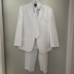 First Communion Baptism Or Wedding White Suit Size 8 