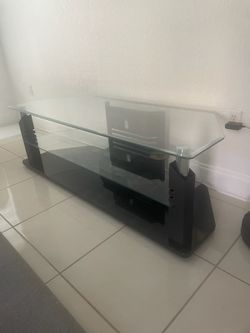 Glass TV Table