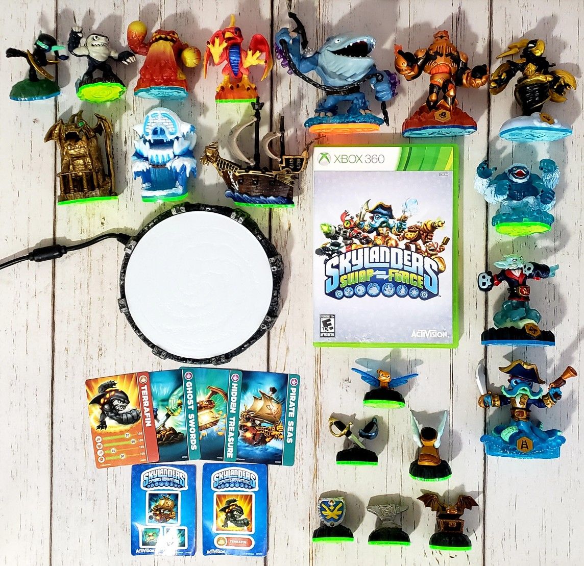 Skylanders Mixed lot of 16 Figures and Swap Force Game and Portal