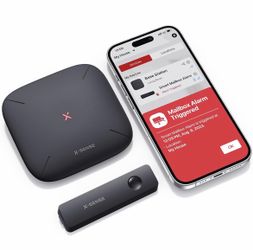 X-Sense Smart Mailbox Alarm, Wireless Long Range Mailbox Alert, Mailbox Sensor with SBS50 Base Station for Delivered Mail, SMA11