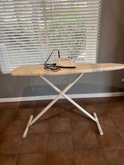 Ironing Board with Steam Iron