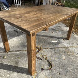Locally Made Rustic Modern Dining Table. Brand New. Pickup Today 