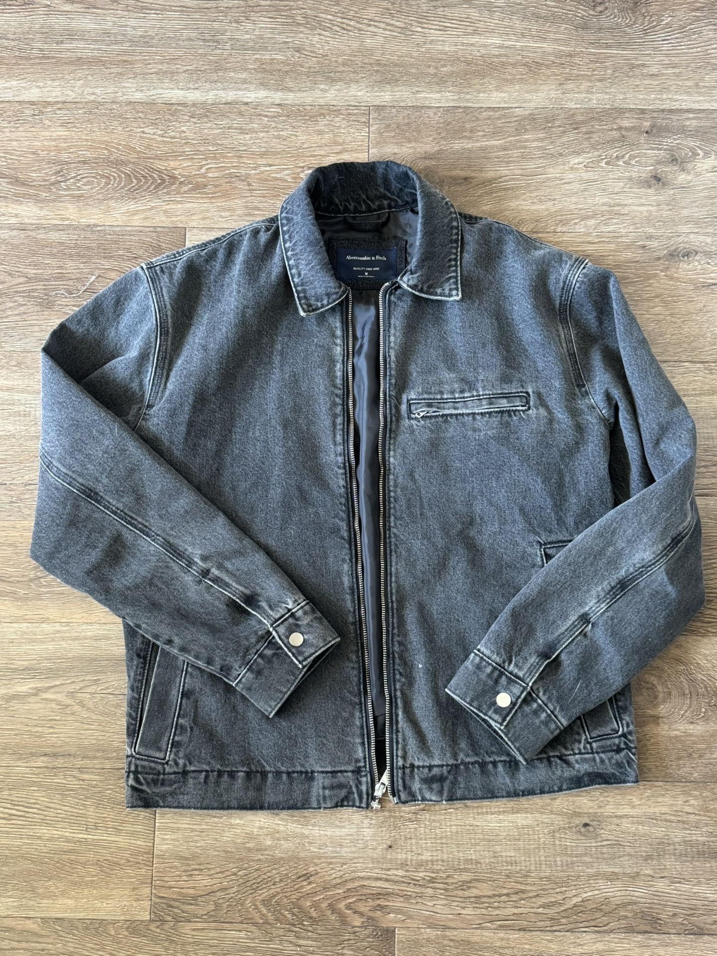 Abercrombie & Fitch Gray Workwear Jacket
