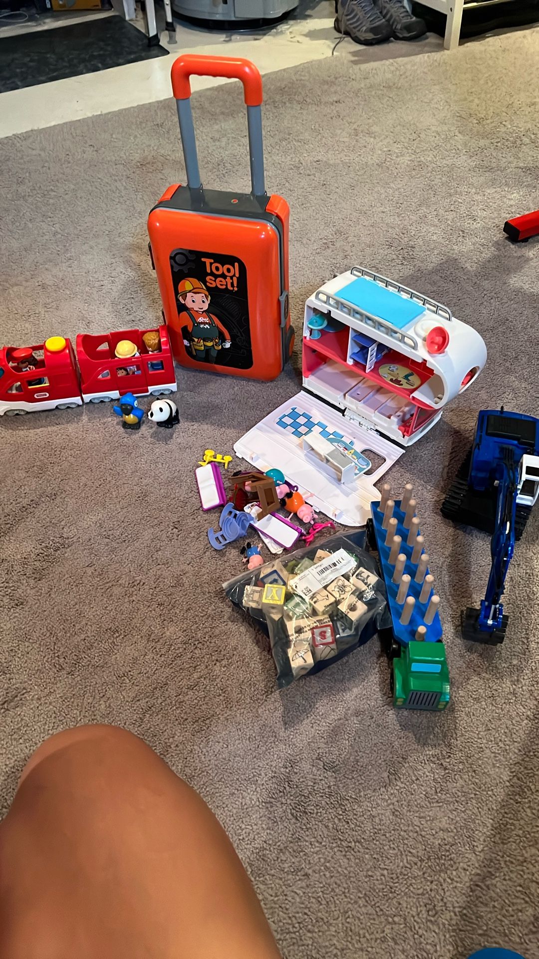 Toddler Toys.peppa Pig Car.tool Luggage.fisher Price.Block Truck.$8