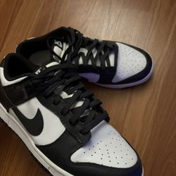 Nike Dunk Low black and white trainers 