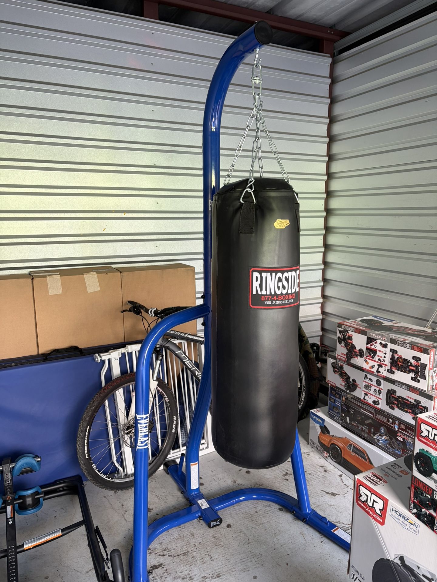 Ringside Heavy Punching Bag (100 lbs) and Everlast Stand