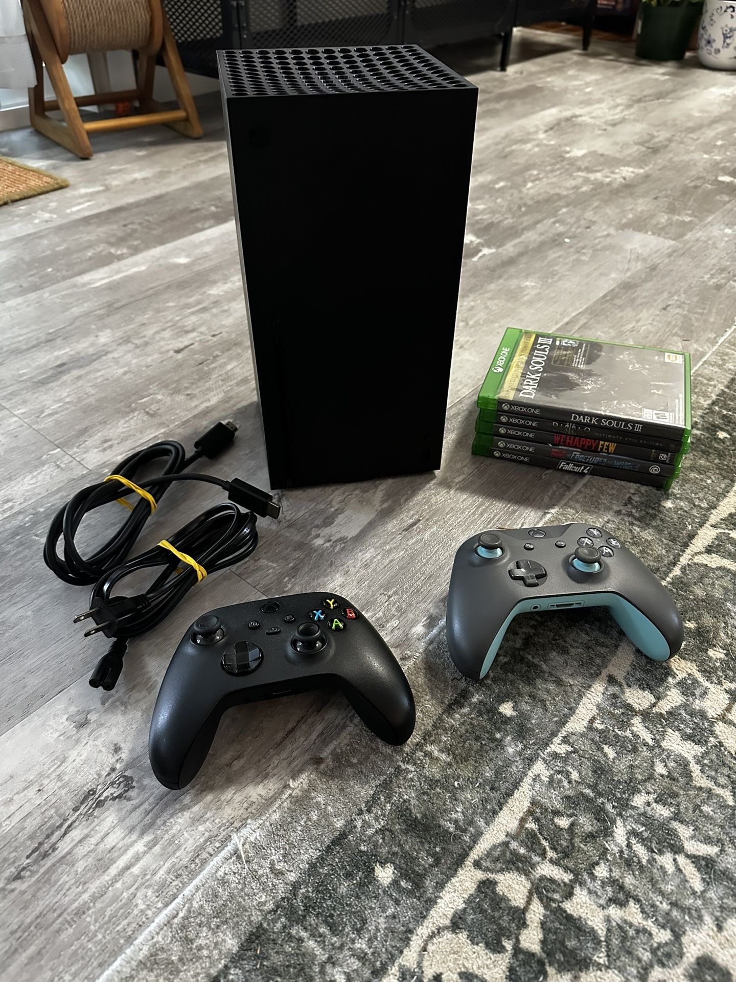 Xbox Series X (with 2 Controllers, And 5 Games)