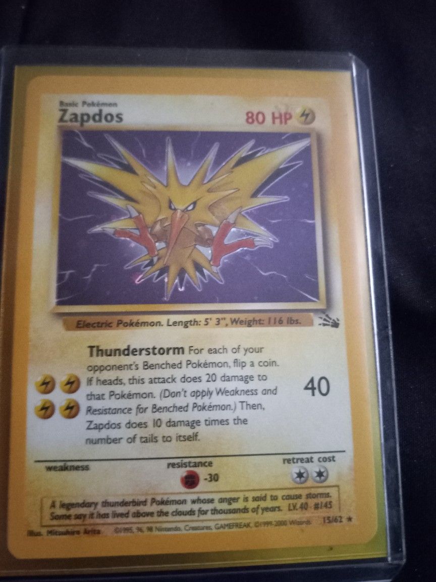 Zapdoes Pokemon Cards