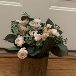 Dusty Rose Planter Rustic
