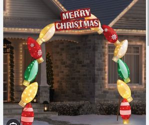 Christmas arch