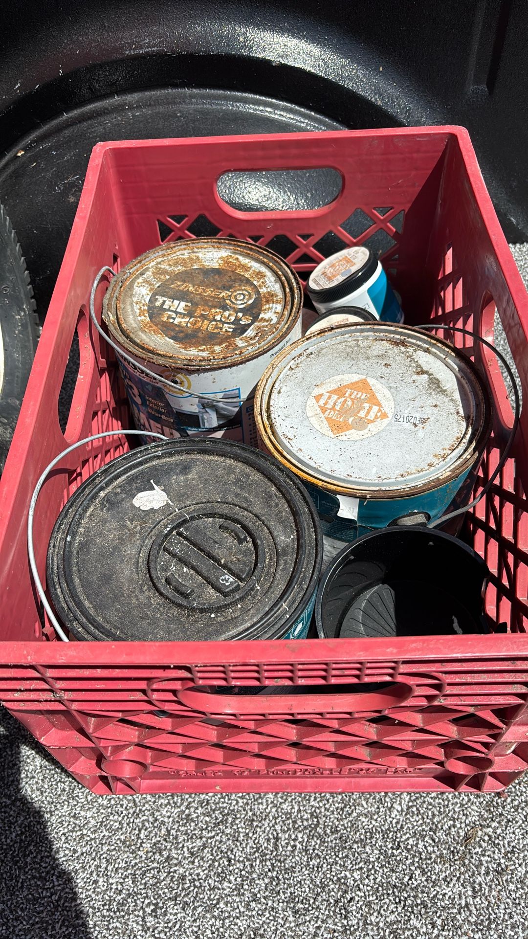 The Whole Bin Of Paint Mixed