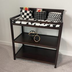 Changing Table W/ Changing Pad - Used For Staging Purposes Only 