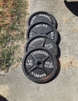 4x45lbs Plates
