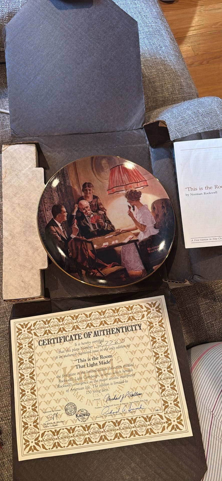 Norman Rockwell Collectors Plate