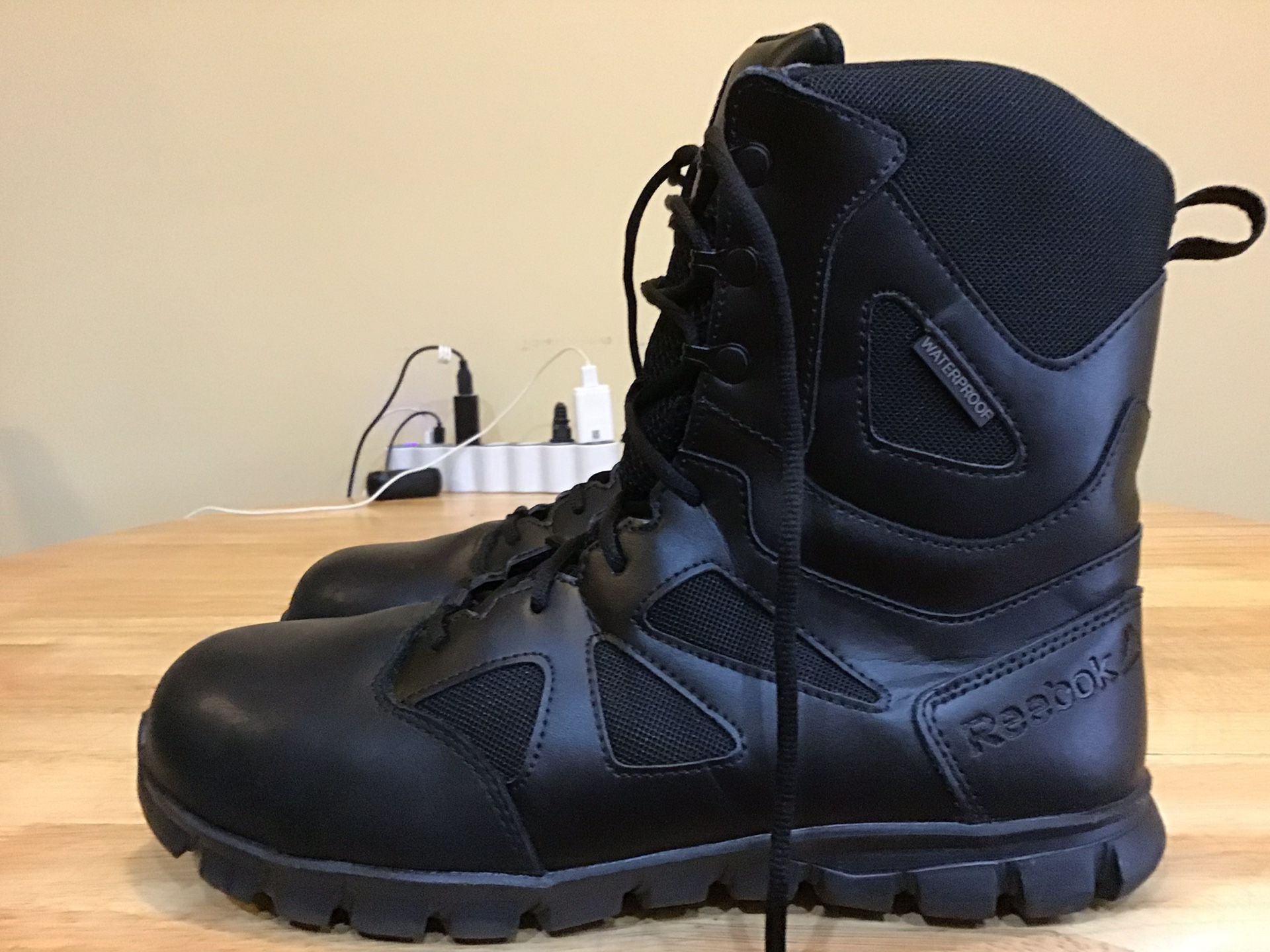 Reebok Work Sublite Tactical Mens 8" Comp Toe Waterproof Boots 10 M