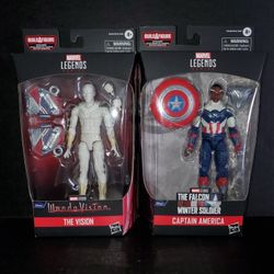 Marvel Legends Winter Soldier Captain America & Wandavision The Vision 