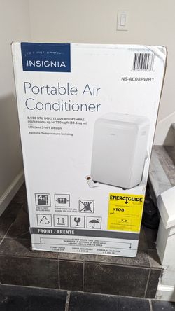 INSIGNIA PORTABLE AC - $340 BRAND NEW