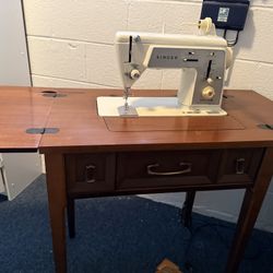 Singer “Touch & Sew” Model 848 With Cabinet