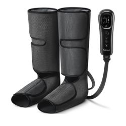 Nekteck Leg Compression Massager for Circulation and Relaxation, Eligible Foot and Calf Massage Machine 2 Modes 3 Intensities with Hand-held 