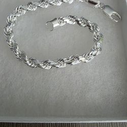 Hollow Silver 925 Bracelet 