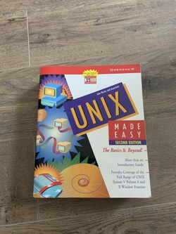 UNIX MADE EASY by John Muster $20