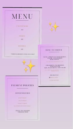 Custom orders
