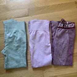 Athletic Wear- GymShark Leggings 3 Pair