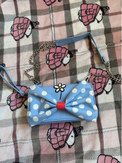 Blue Loungefly Disney Minnie Mouse crossbody bag