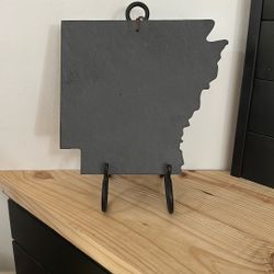 State Of Arkansas with  Stand  Slate Charcuterie Board  