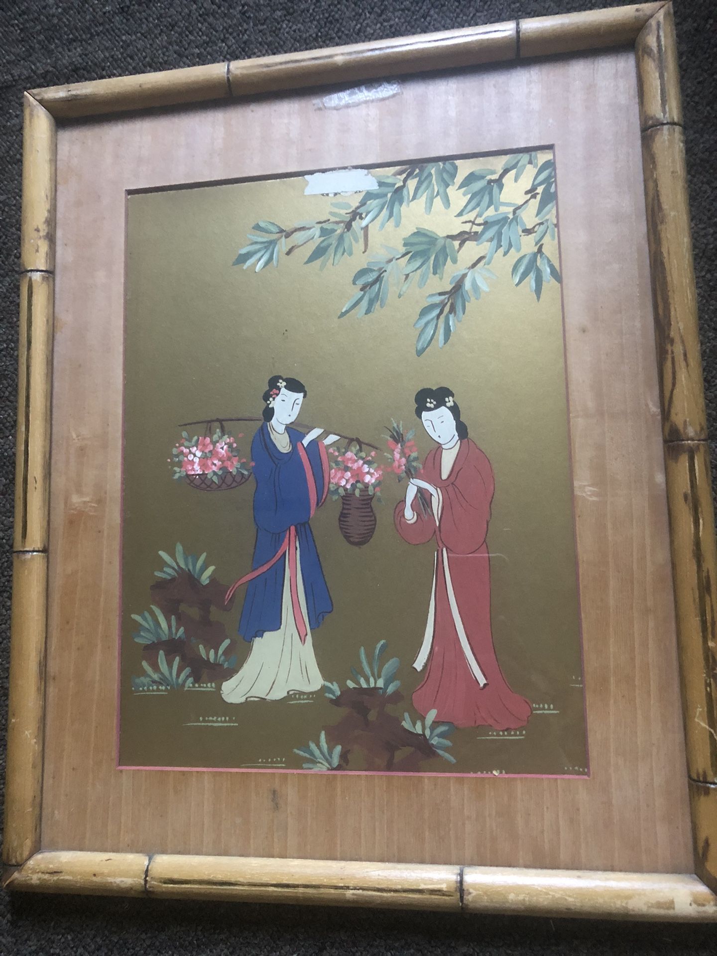 17x21 Japanese Bamboo Frames Prints