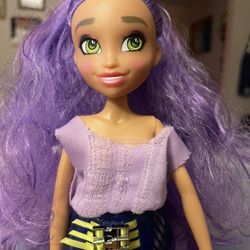 Fashion Doll Fairy 12”Inch Purple Purple Hair Poseable Doll 