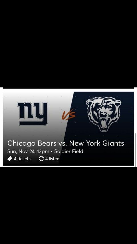 Bears Vs Giants