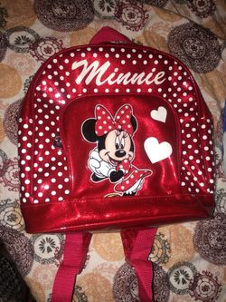Minnie Mouse small girls backpack