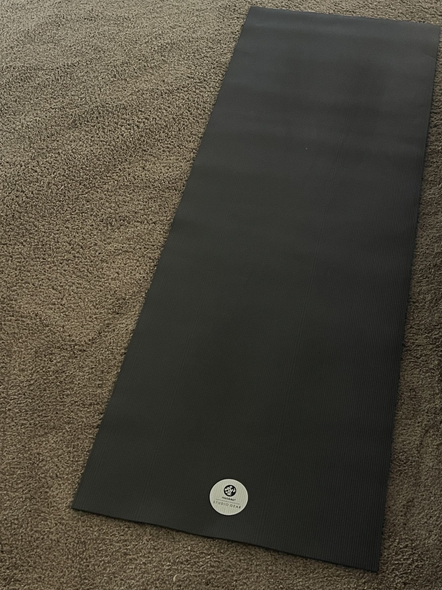 71” Black Manduka Yoga/ Stretch/ Fitness Mat