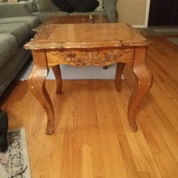 Wood Side Table