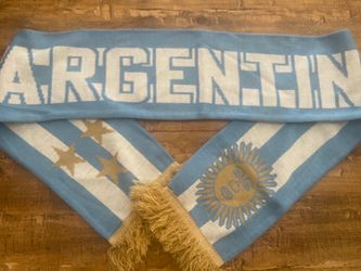 Argentina scarf Lionel Messi World Cup team