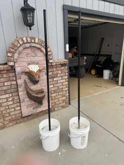 Steel Posts To Hang String Lights